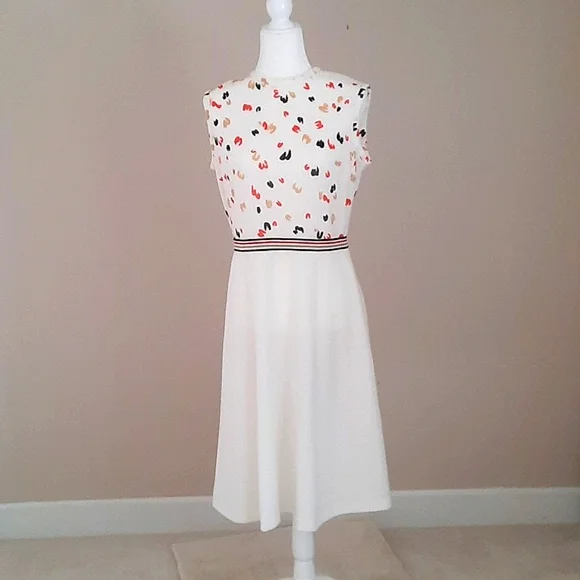 Vintage 1970's Bleeker Street Sleeveless Dress Set Size M Button Up Shirt - Picture 3 of 10